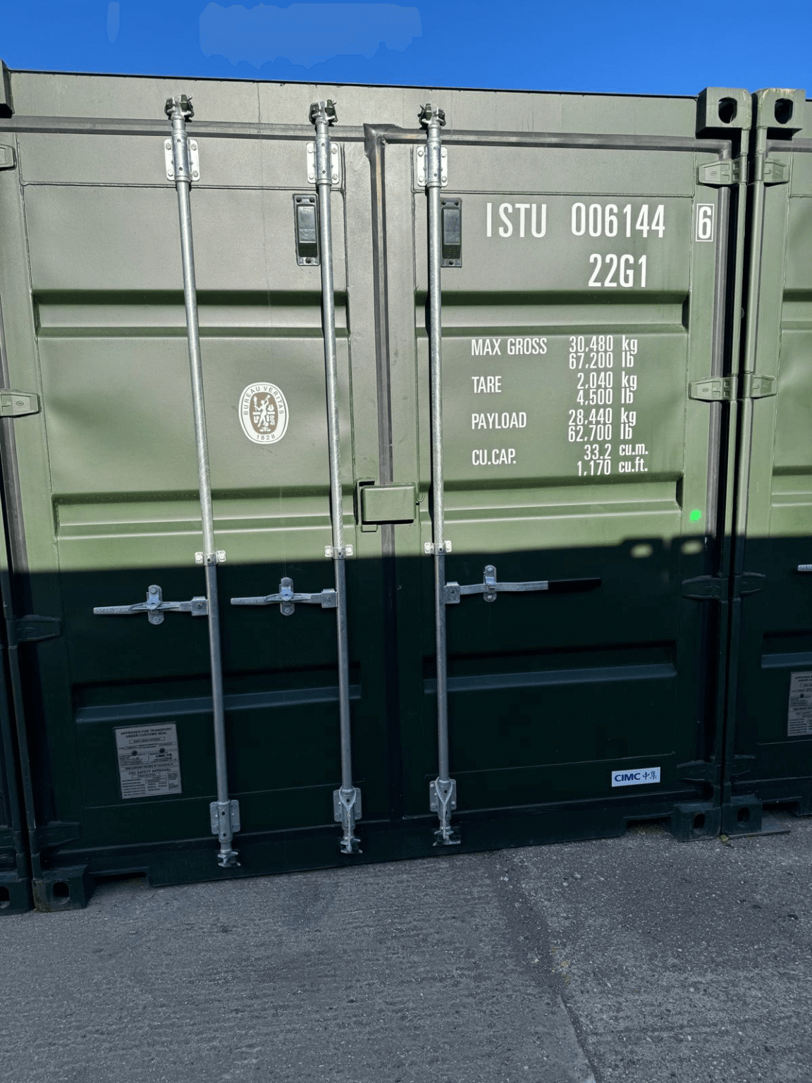 Romsey Wellow Self Storage Container Close-up Shot