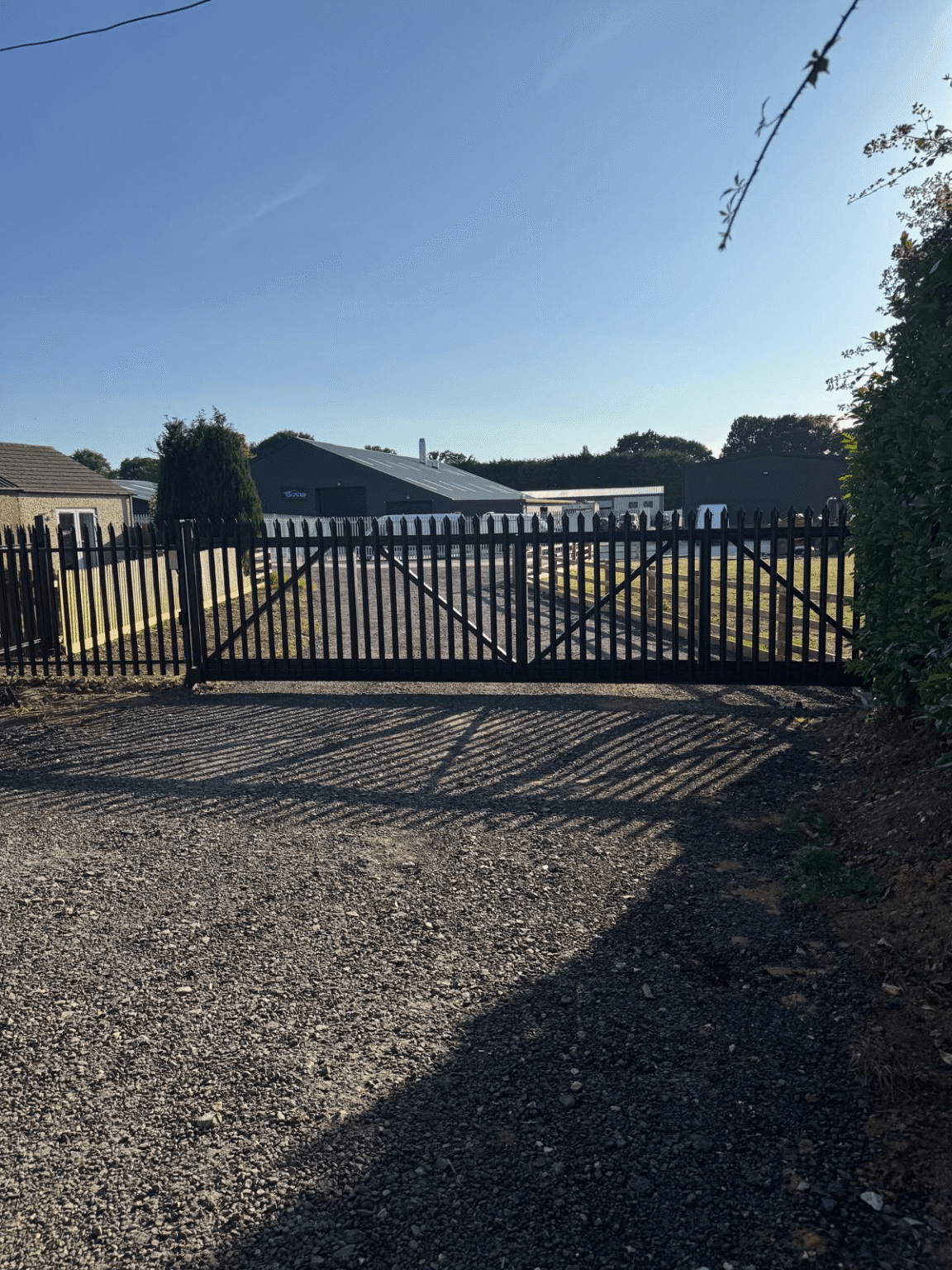 Romsey Wellow Self Storage Containers Facility Secured with Gate Closure